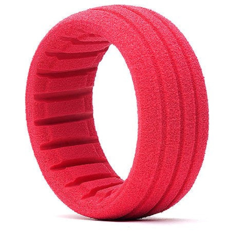 AKA AKA34001S 1/8 Buggy / SC Shaped Insert Red (Soft) (4 Pcs)
