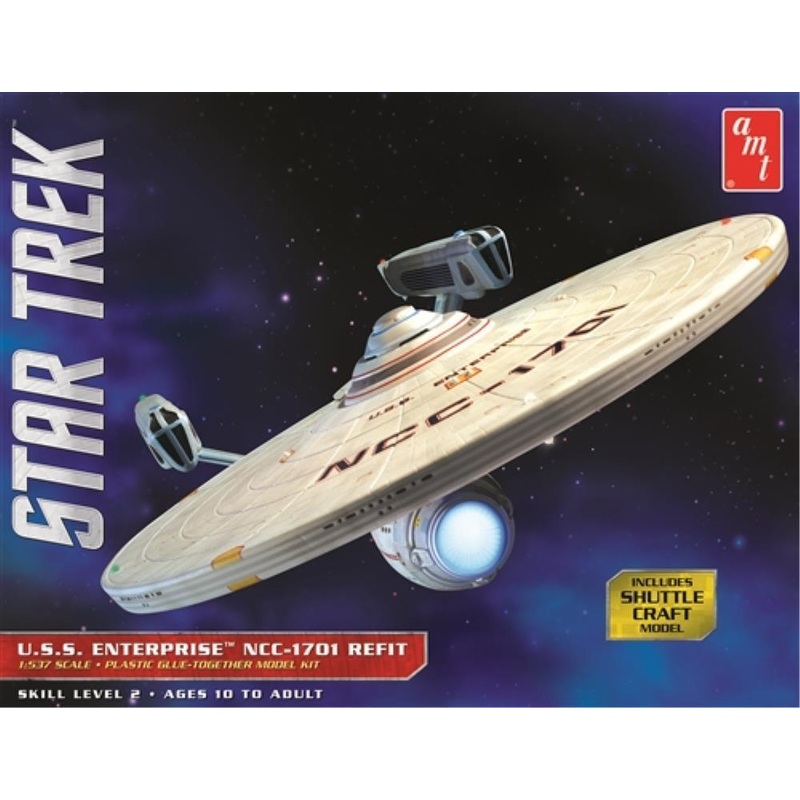 AMT 1080 1/537 Star Trek USS Enterprise Refit