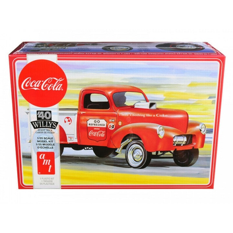 AMT 1145 1/25 1940 Willys Pickup Gasser – Coca Cola