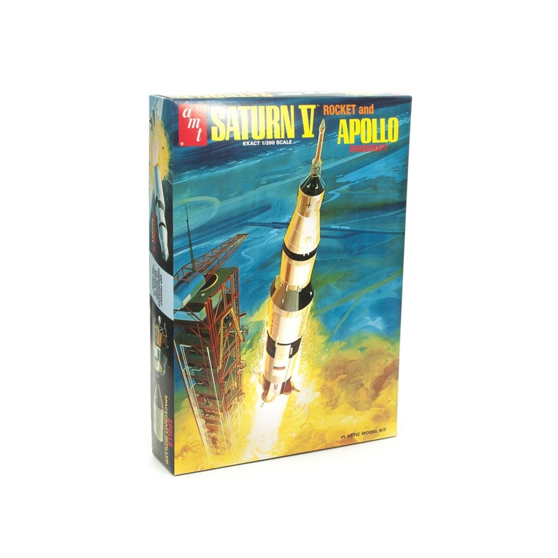 AMT #1174 1/200 Scale Saturn V Rocket and Apollo Spacecraft