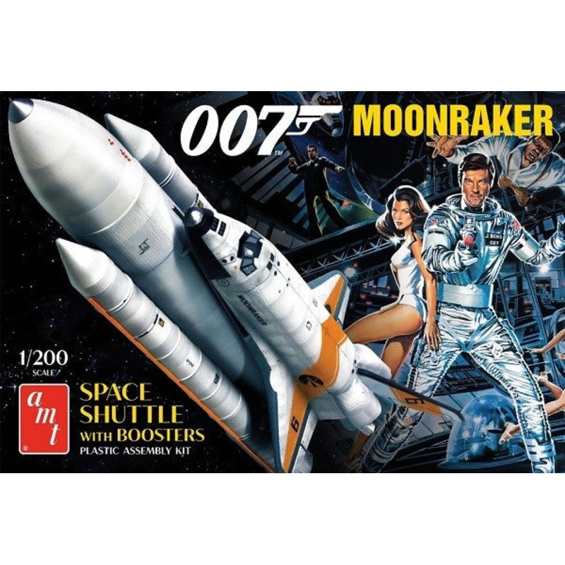 AMT 1208 1/200 Moonraker Shuttle w/Boosters – James Bond 007