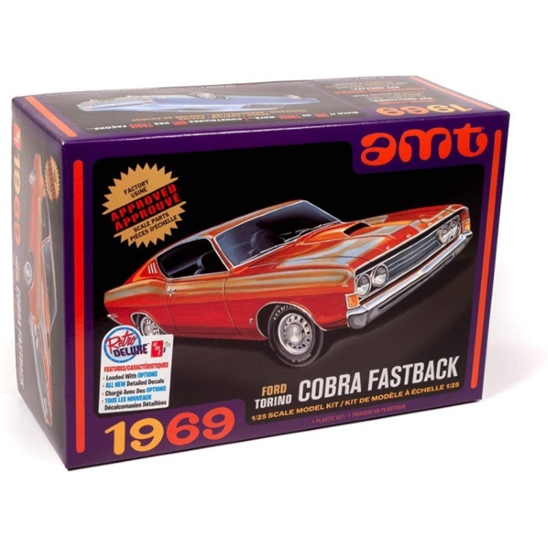AMT 1217 1/25 1969 Ford Torino Cobra Fastback