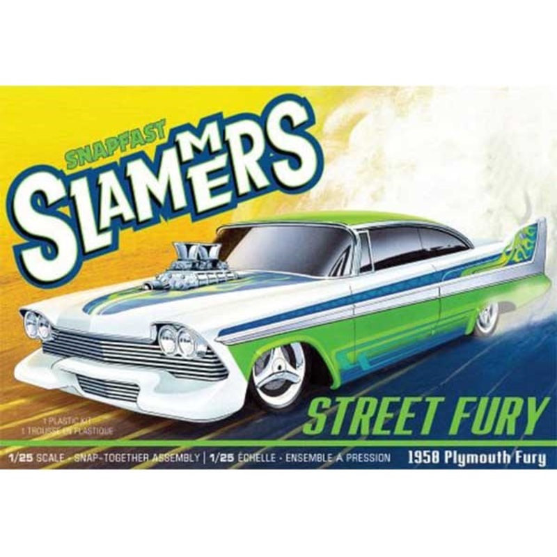 AMT 1226 1/25 1958 Street Fury Plymouth Slammer (SNAP Kit)
