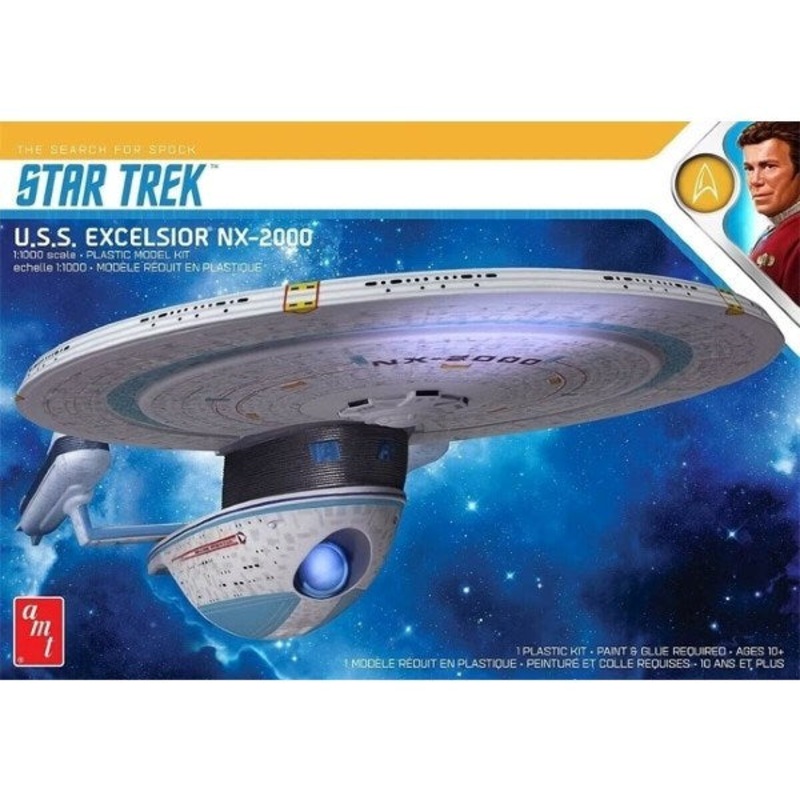 AMT 1257 1/1000 U.S.S. Excelsior NX-2000 – Star Trek: The Search for Spock