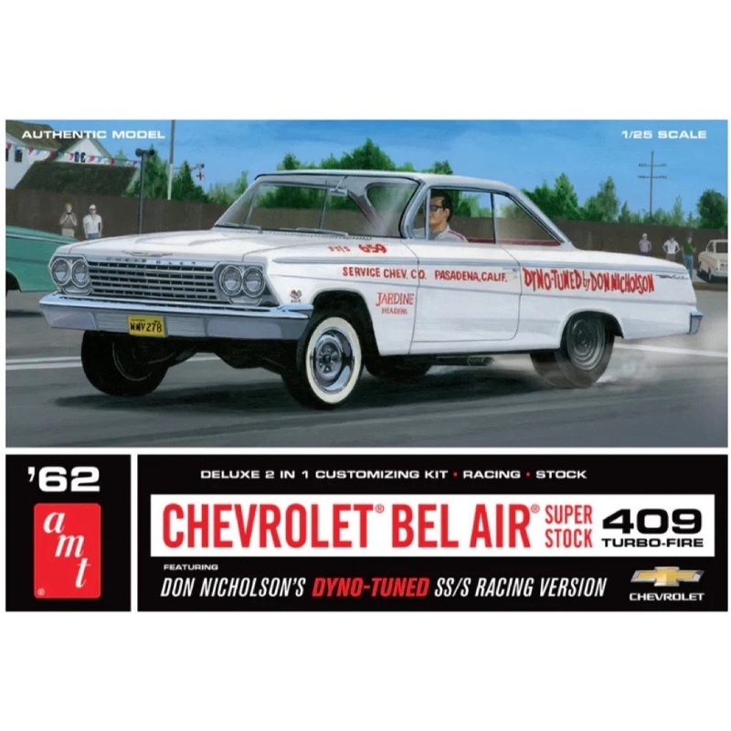 AMT 1283 1/25 ’62 Bel Air SS ‘Nicholson