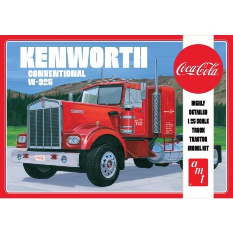 AMT 1286 1/25 Kenworth Conventional W-925 – Coca-Cola
