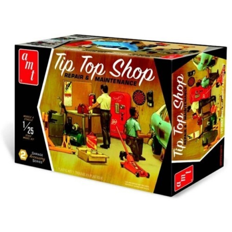 AMT PP016 1/25 Garage Accessory Series #2: Tip Top Shop – Repair & Maintenance