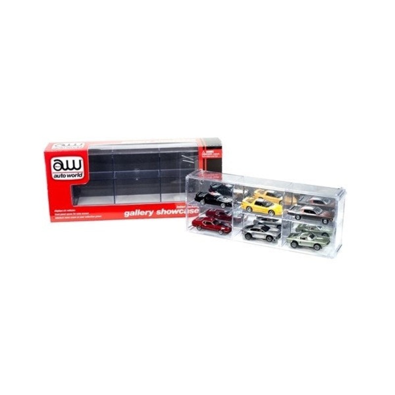 AMT/Auto World DC003 1/64 Six Car Interlocking Display Case