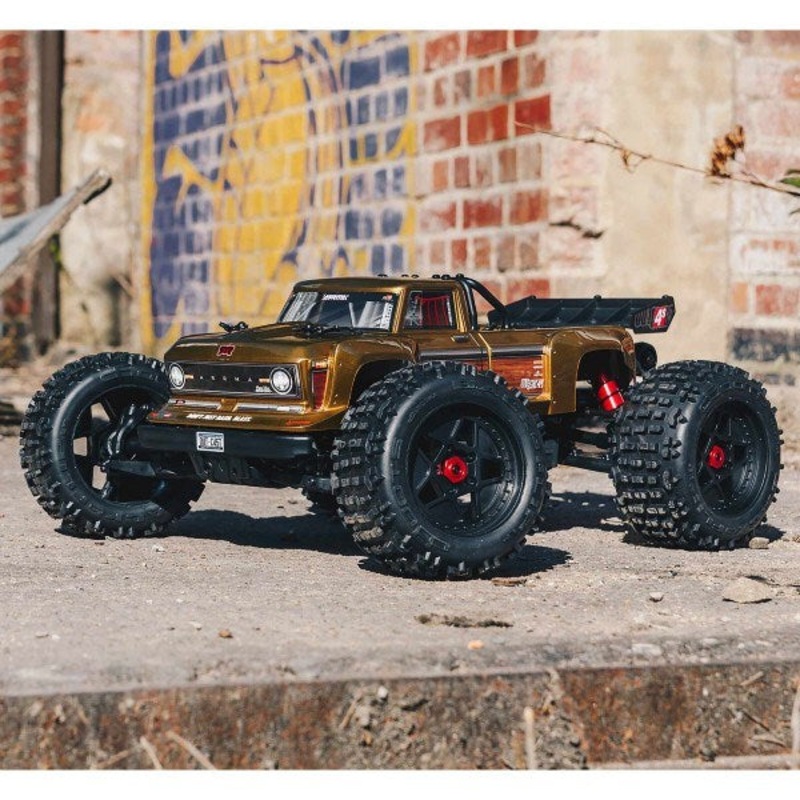 ARRMA 4410V2T1 1/10 OUTCAST 4X4 4S V2 BLX Stunt Truck Bronze