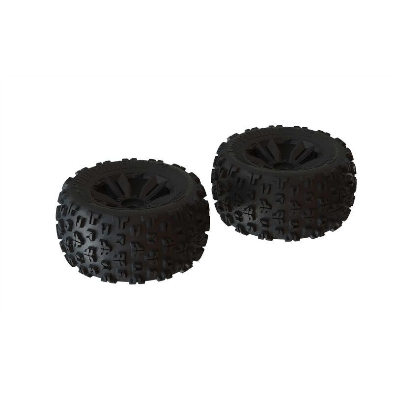 ARRMA 550059 dBoots ‘Copperhead2 MT’ Tire Set Black – Pair