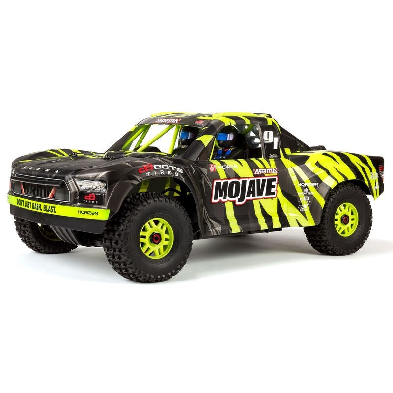 ARRMA 7604V2T1 MOJAVE 6S 4WD BLX 1/7 Desert Truck RTR Green/Black