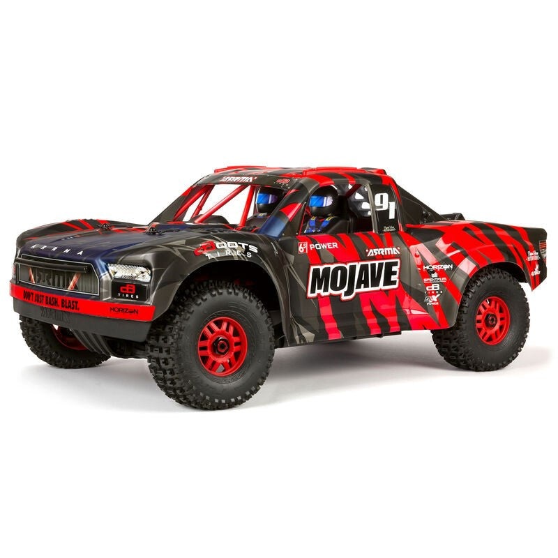 ARRMA 7604V2T2 MOJAVE 6S 4WD BLX 1/7 Desert Truck RTR Red/Black