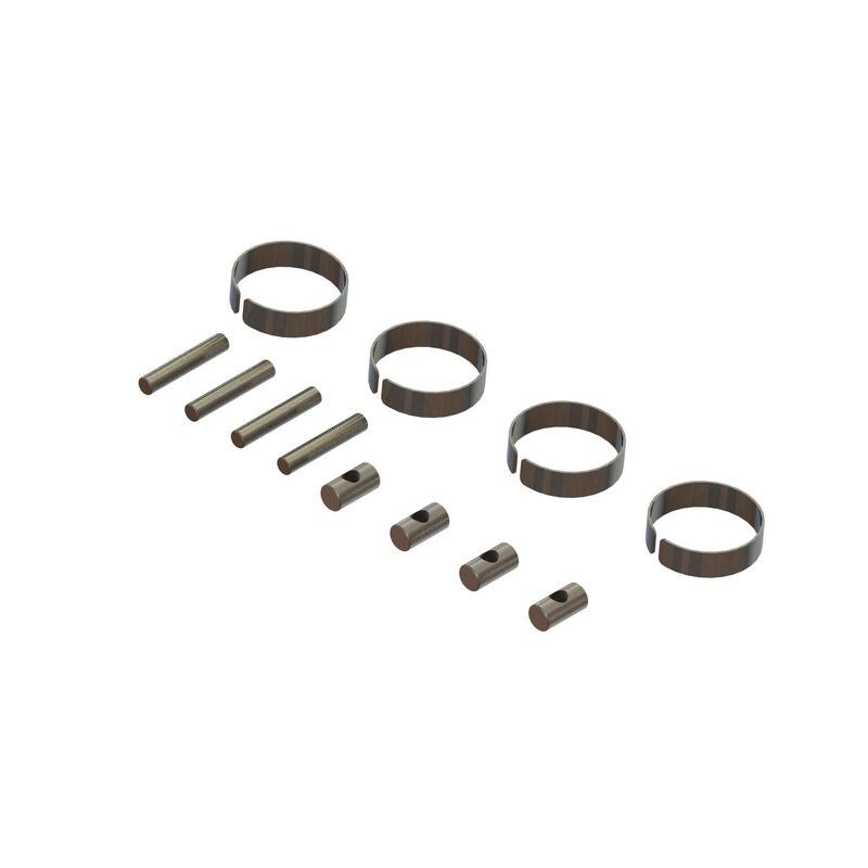 ARRMA ARA311150 CVD Driveshaft Metal Fittings (1 Pair) suit Outcast & Kraton 4S V2