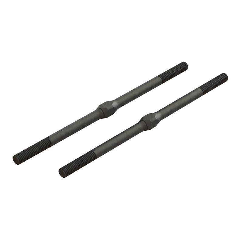 ARRMA ARA330717 Steel Turnbuckle M4x95mm Black (2) Fits 4S V2 4×4 Kraton and Outcast