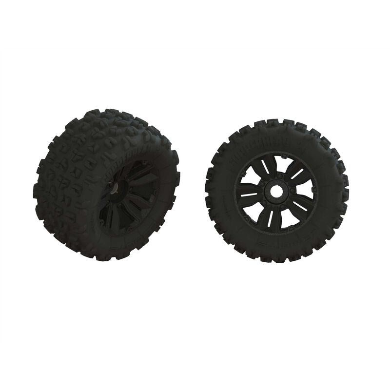 ARRMA ARA550089 dBoots Copperhead2 Big Block Mt Tire Set (Pair) Suit 8S EXB 24mm Hex