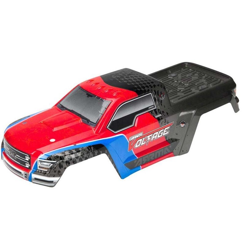 ARRMA C3326 AR402196 Body Pntd/Decaled GRANITE VOLTAGE Red/Blk