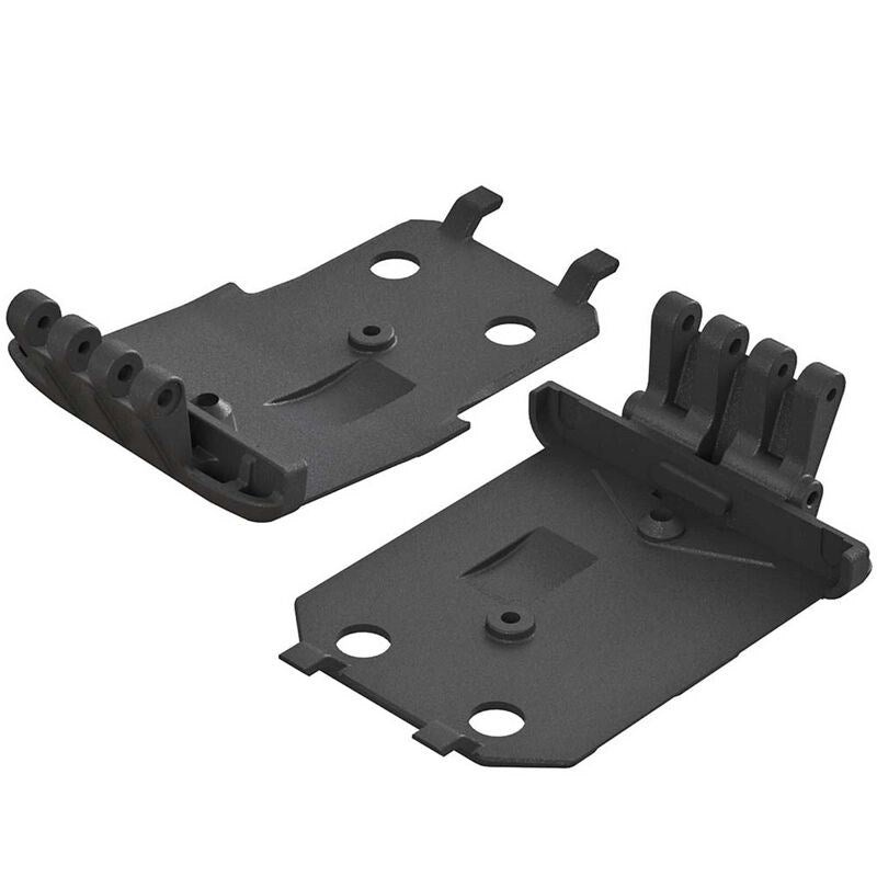 ARRMA C9260 AR320401 F/R Lower Skidplate (2) 4×4 Granite MEGA