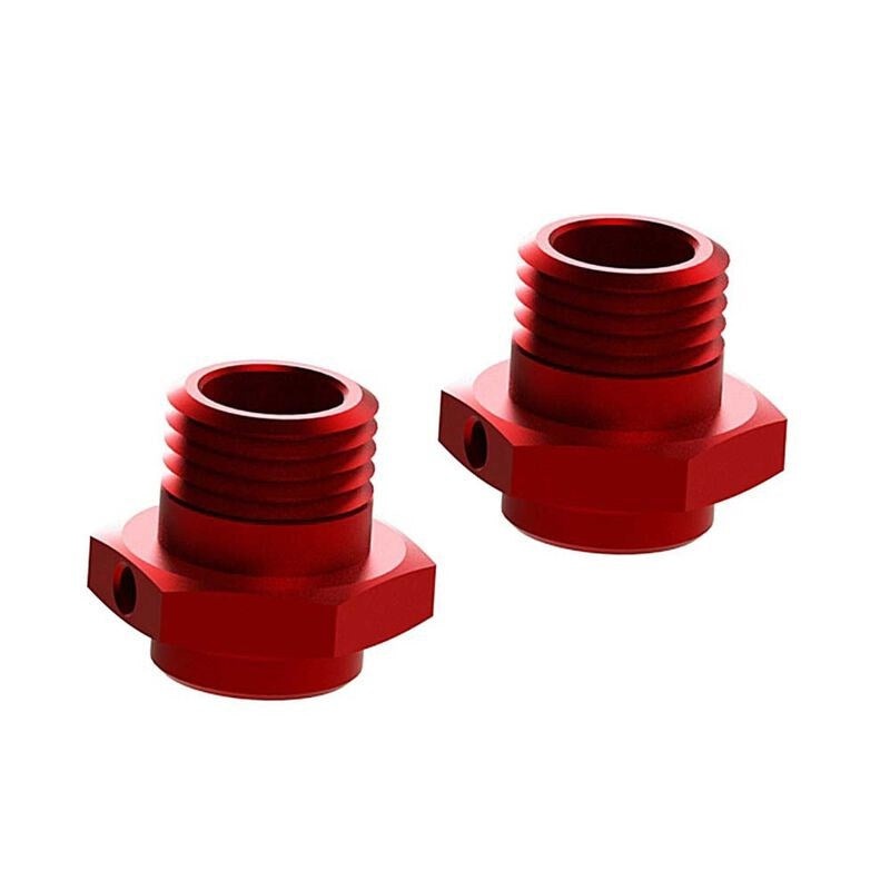 ARRMA C9416 AR310484 Wheel Hex Alumn 17mm/16.5mm Red (2)
