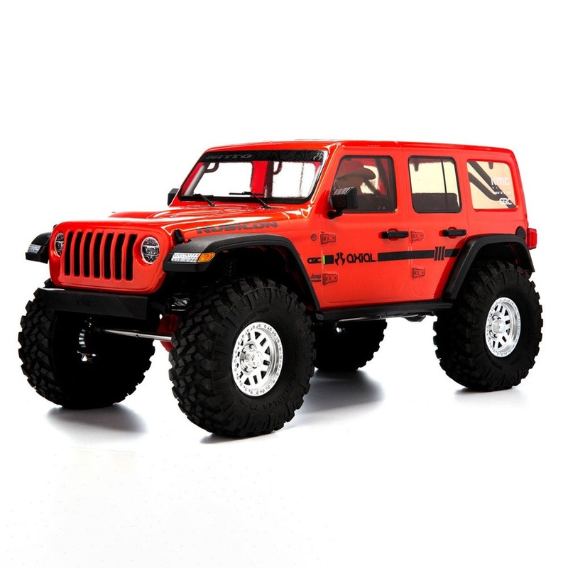 Axial AXI03003BT2 1/10 SCX10 III Jeep JLU Wrangler with Portals RTR Orange