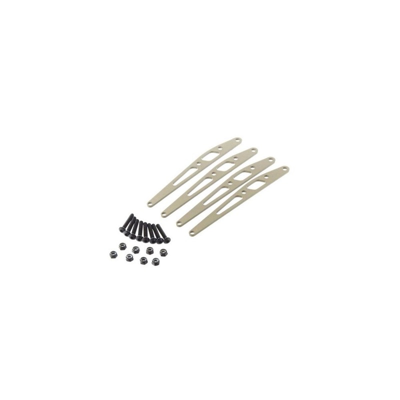 Axial AXIC3145 AX31245 Lower Link Plate Set Aluminum (4)