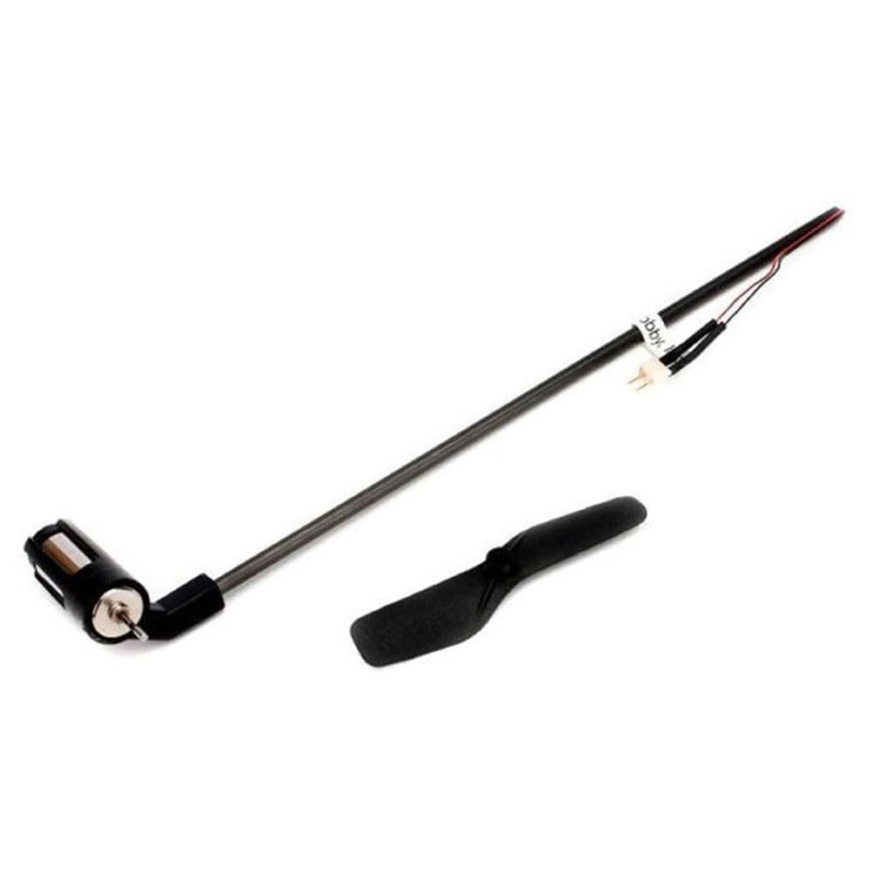 Blade BLH3202 Tail Boom Assembly w/ Tail Motor/Rotor/Mount: MSRX
