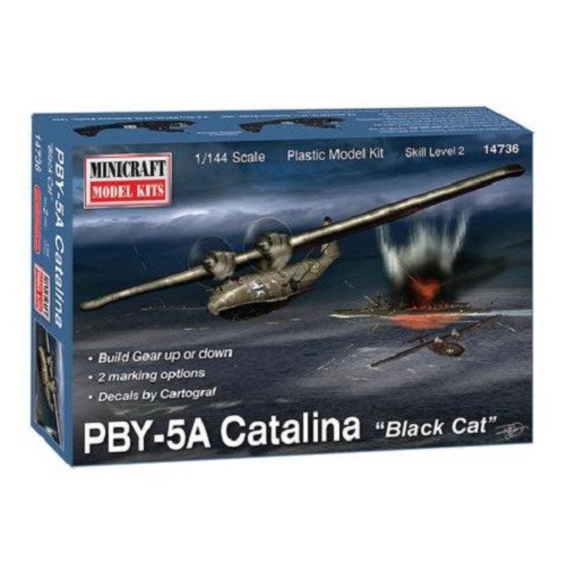 cMinicraft Model Kits 14736 1/144 PBY 5/5A Catalina USN