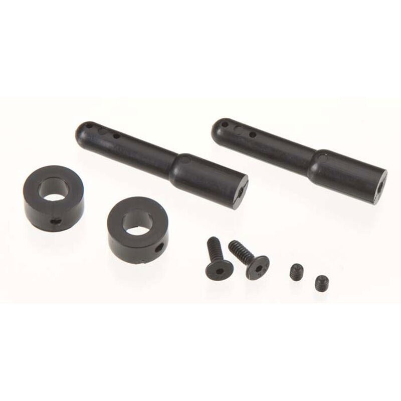 Duratrax DTXC2615 Nylon Body Post Black 1.5 (2) by Duratrax