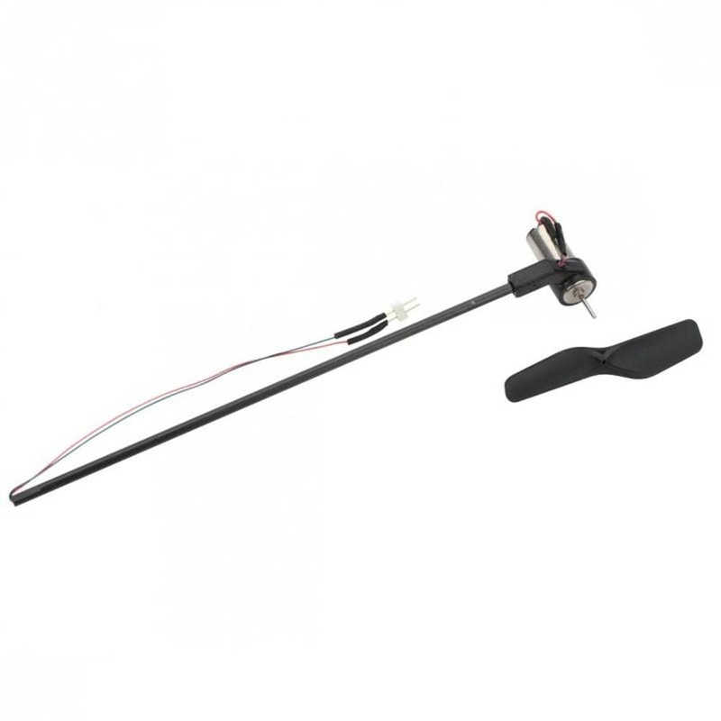 E-Flite EFLH3002 Tail Boom Assembly w/Tail Motor/Rotor/Mount: BMSR