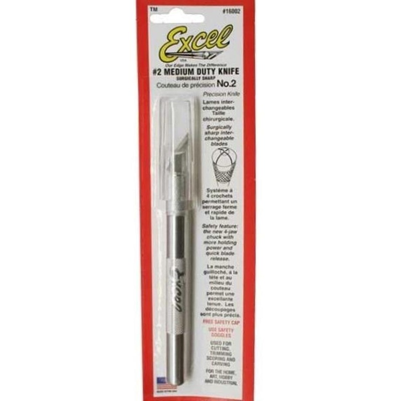 Excel Tools 16002 #2 Knife with Safety Cap