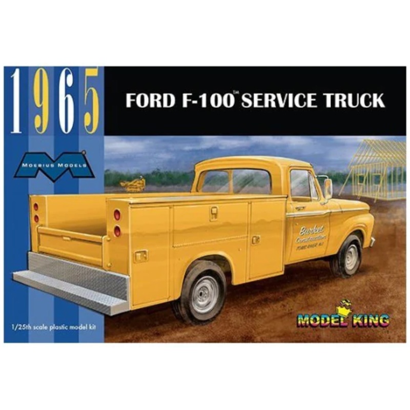 Moebius Models 1235 1/25 1965 Ford F-100 Service Truck