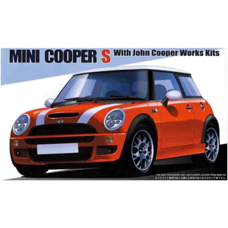Fujimi 126883 1/24 Mini Cooper S w/John Cooper Works Kits