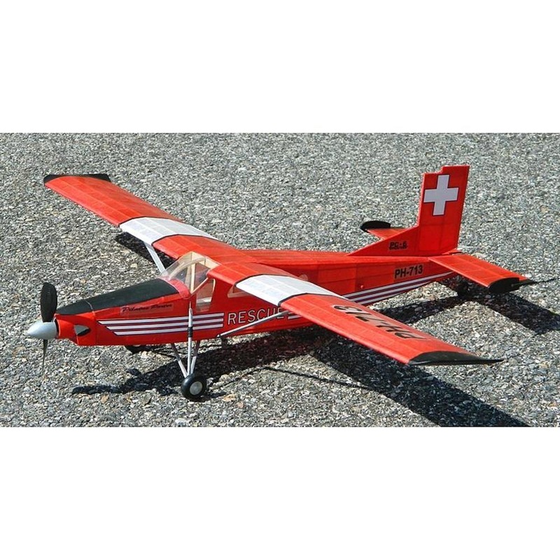 Guillows #304LC 1/24 PC-6 Porter – Balsa Flying Kit