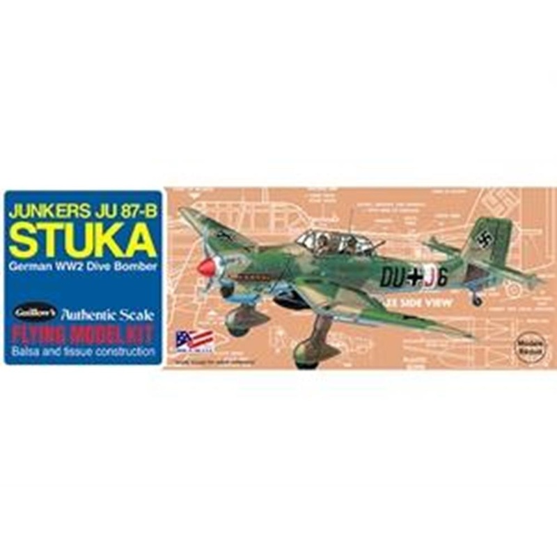 Guillows #508 1/30 Ju 87B Stuka – Balsa Flying Kit