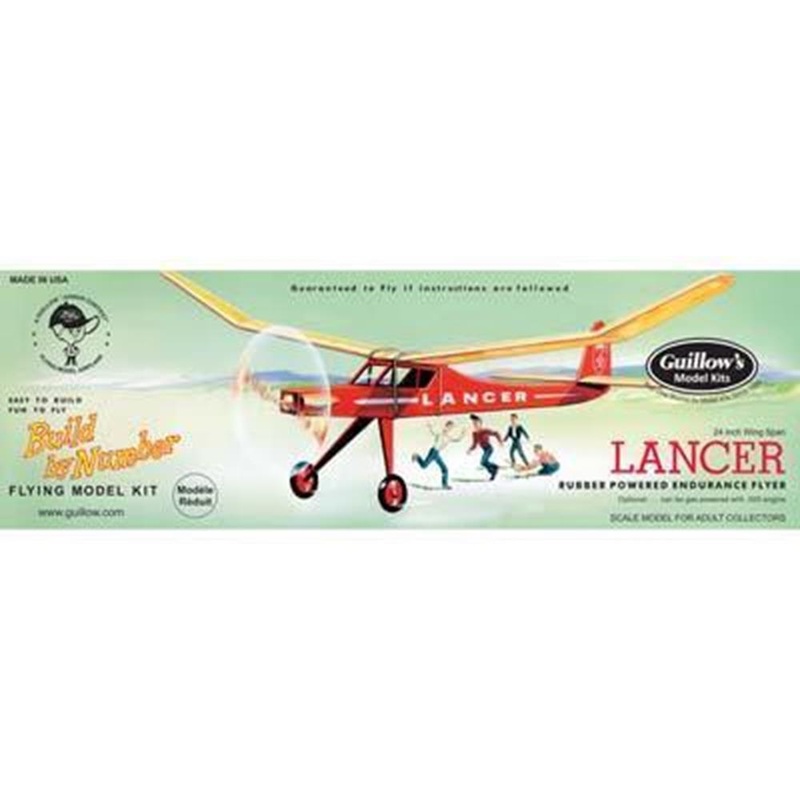 Guillows #604 24 Lancer – Balsa Flying Kit