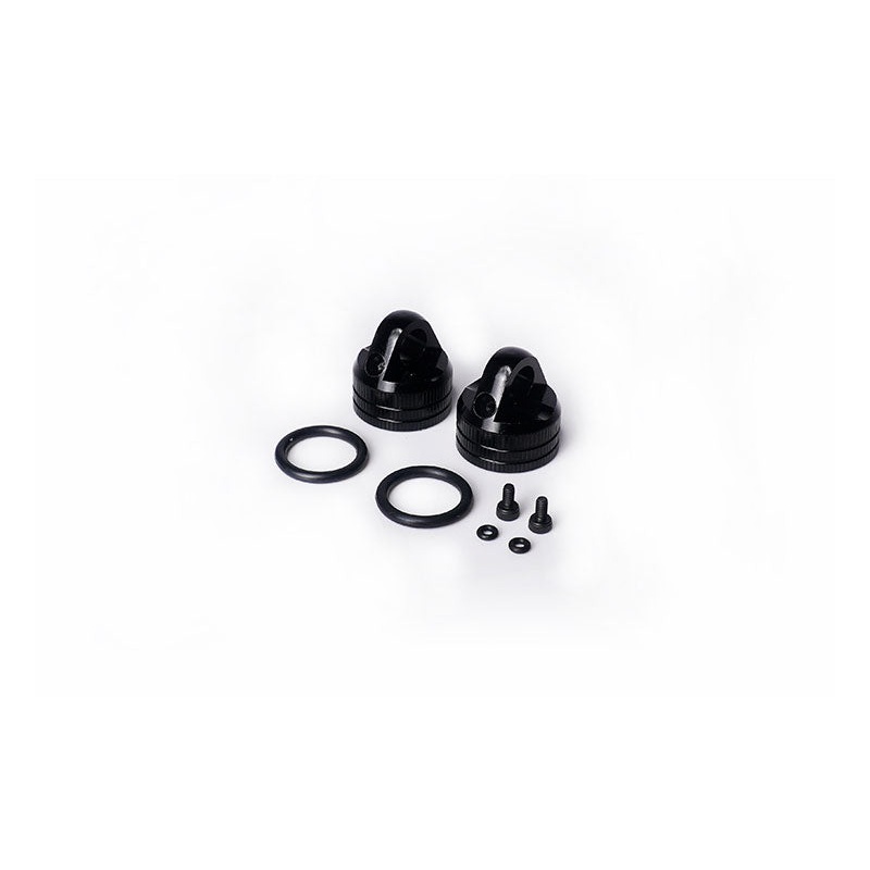 Koswork KOS04081-34 Tekno Aluminum Emusion Shock Caps & O-Ring Set (2) EB410/ET410/MT410/SCT410 2.0