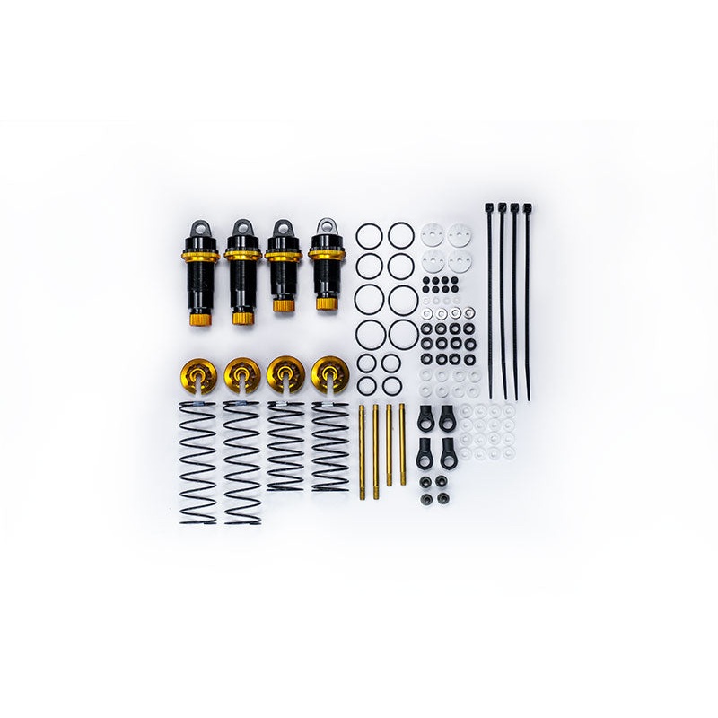Koswork KOS04191-5GD RC10 12mm Gold Big Bore Buggy Shock Set (F & R) Team Associated