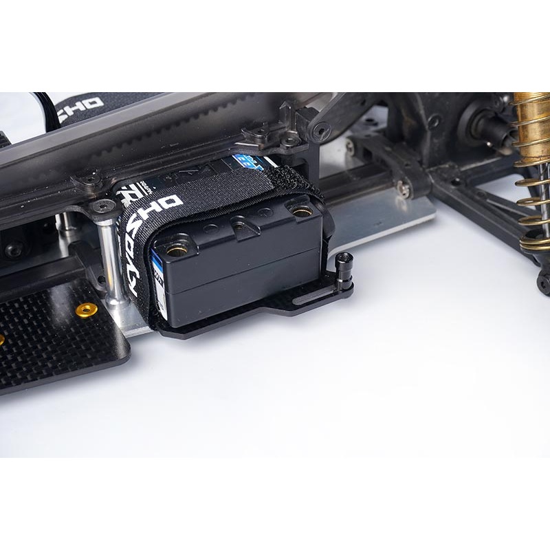 Koswork KOS04323 Kyosho Mid Optima 2022 Carbon Shorty Lipo Battery Mount Set