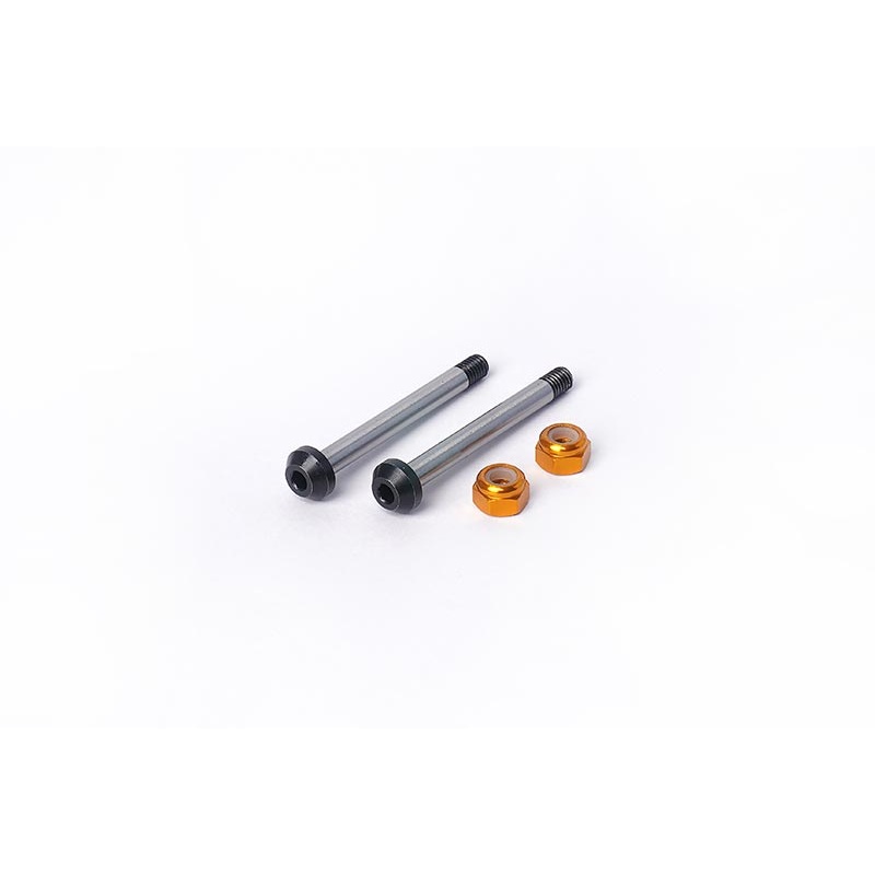 Koswork KOS04342 Kyosho Front Outter (for 3x26mm) Hardened Hinge Pin/Suspension Shaft (2) Mid/Turbo/Optima/Javelin/Ultima