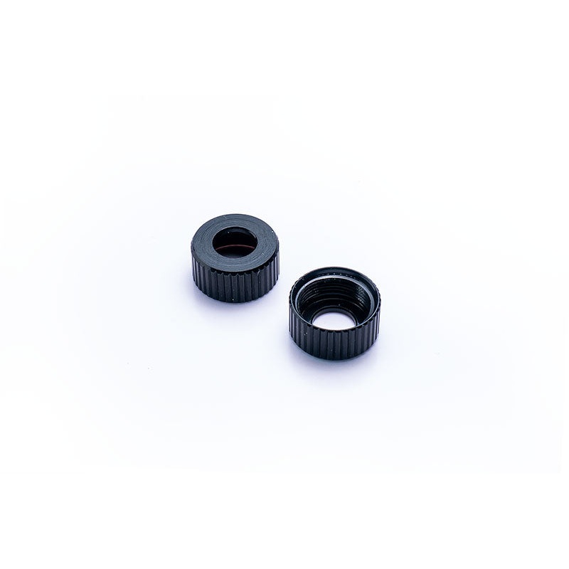 Koswork KOS04808BK Lower Shock Cap Black (2) 12mm & 13mm Shock AE