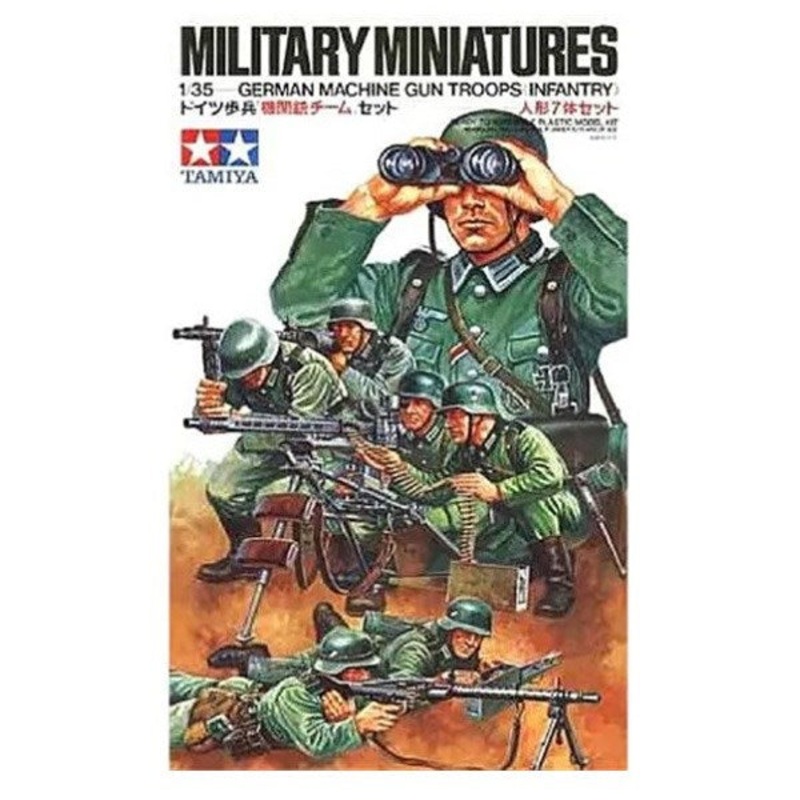 Tamiya 35038 1/35 German Machine Gun Troops – WWII