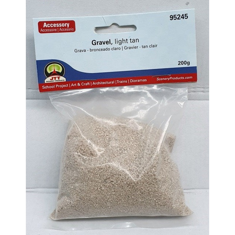 JTT Scenery 95245 Gravel light Tan Medium