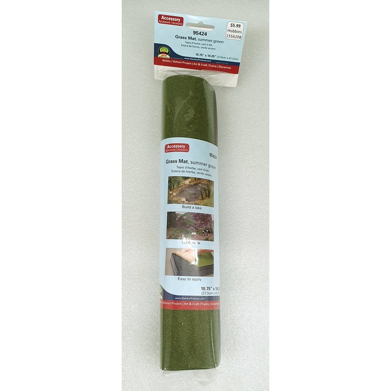 JTT Scenery 95424 Grass Mat – Summer Green (273x412mm)