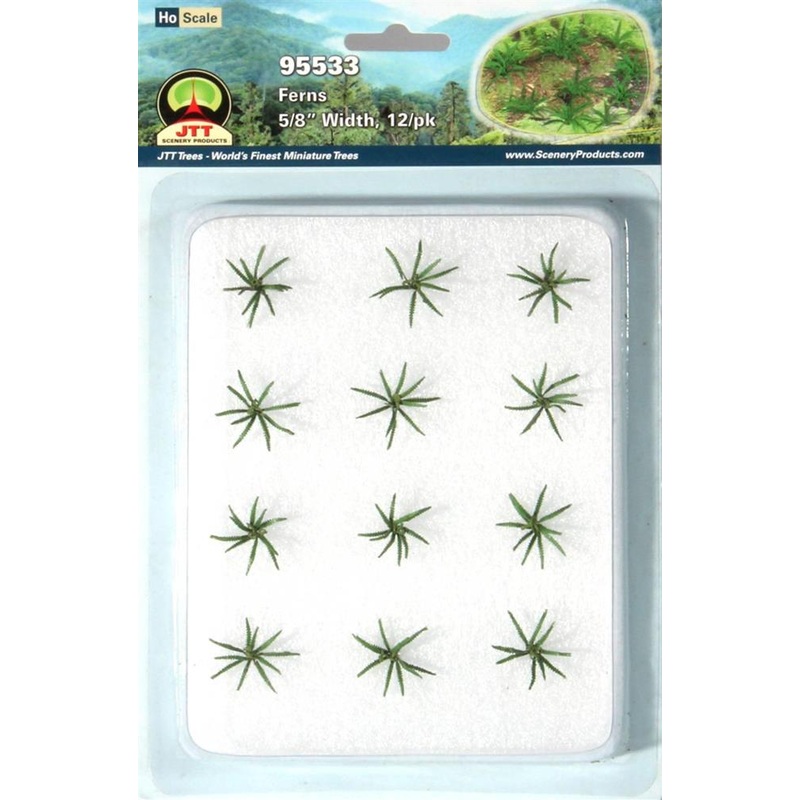 JTT Scenery 95533 5/8 Ferns (12)