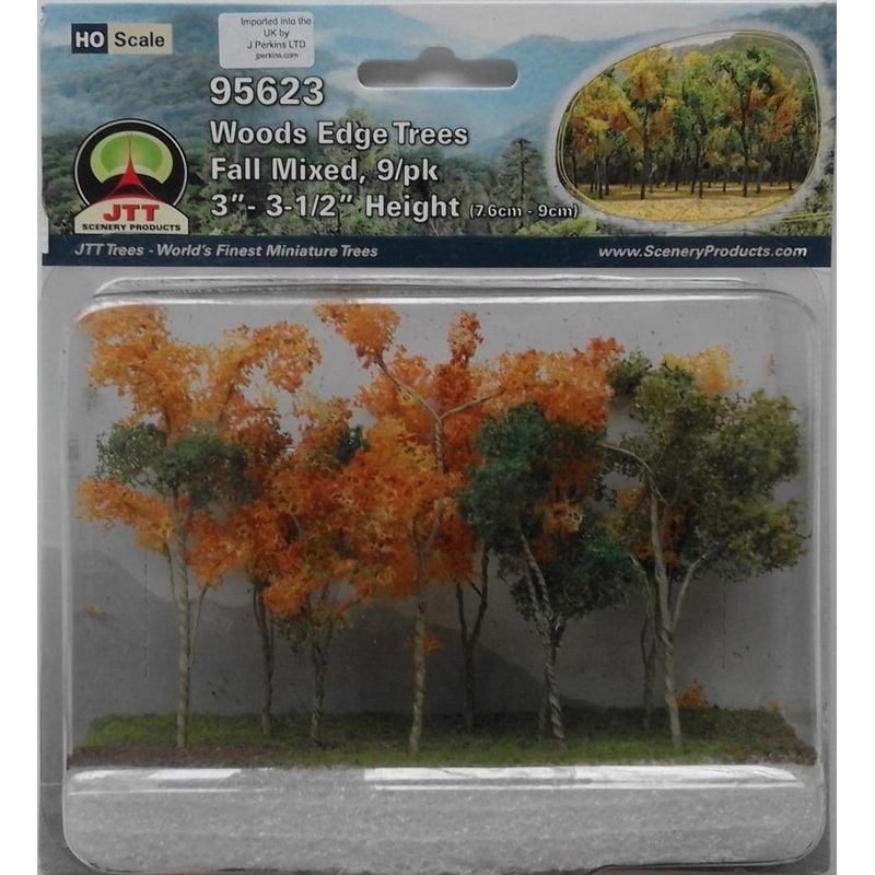 JTT Scenery 95623 1/100 Wood Edge Trees Fall Mix