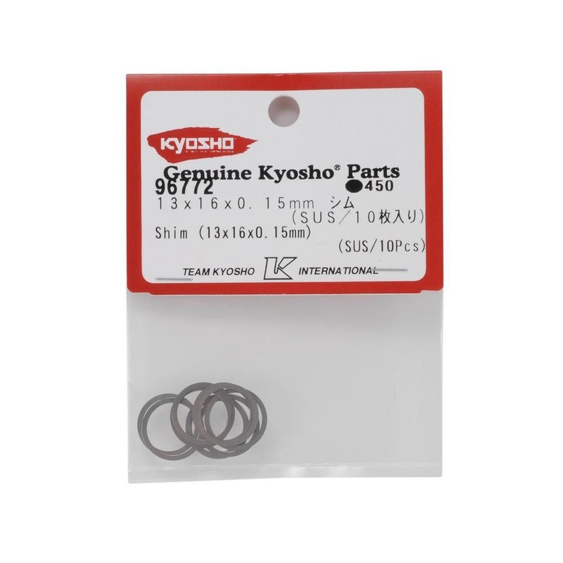Kyosho 96772 13 x16x0.15 Shims Repl.BS053