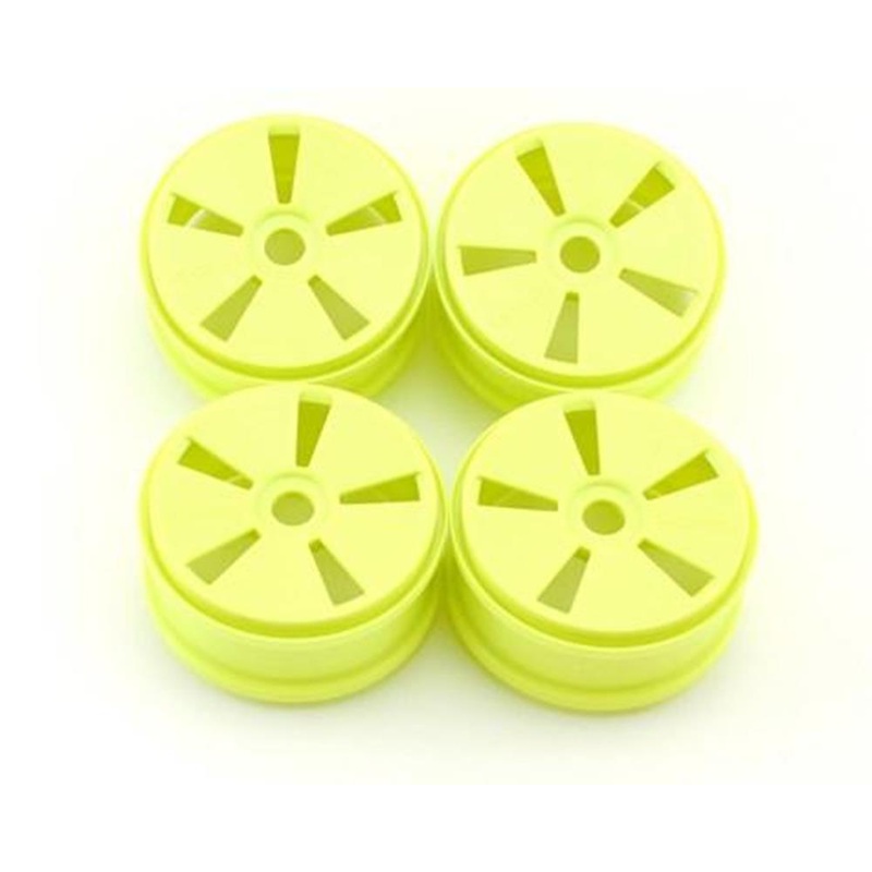 Kyosho IFH001KY 1/8 Dish Wheel Yellow (4)