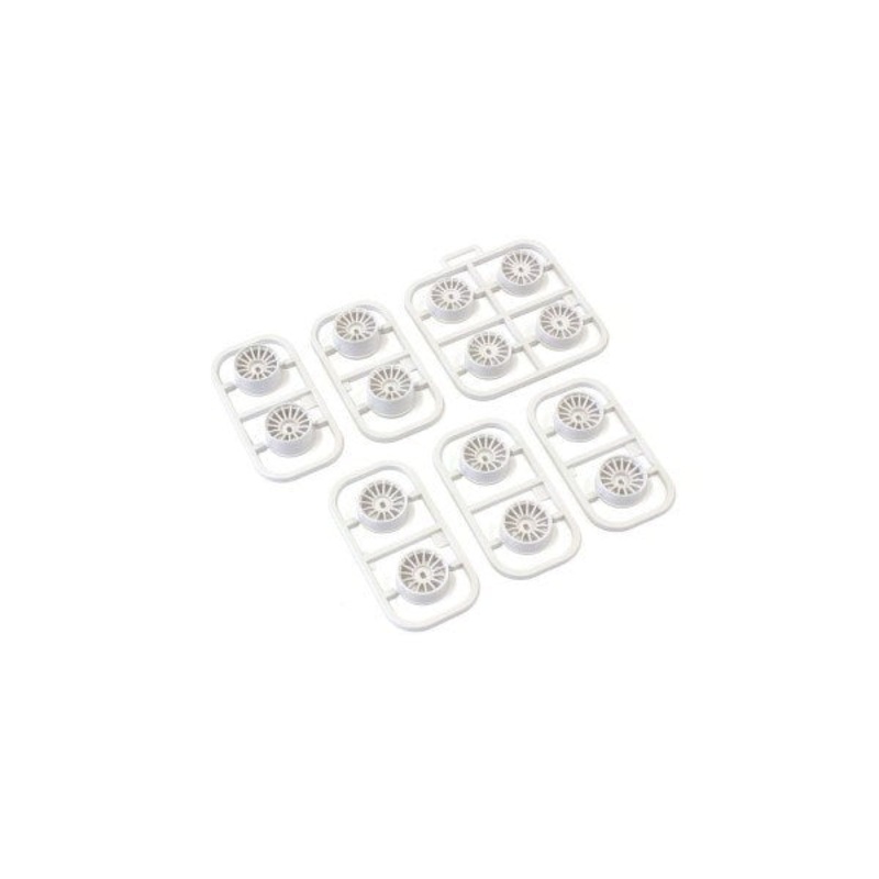 Kyosho MDH100W Multi Offset Wheel Set (White/AWD/14pcs) – MINI-Z