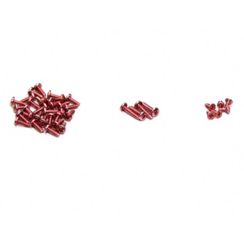 Kyosho MFW09R MINI-Z F1 Colour ScrewSet Red