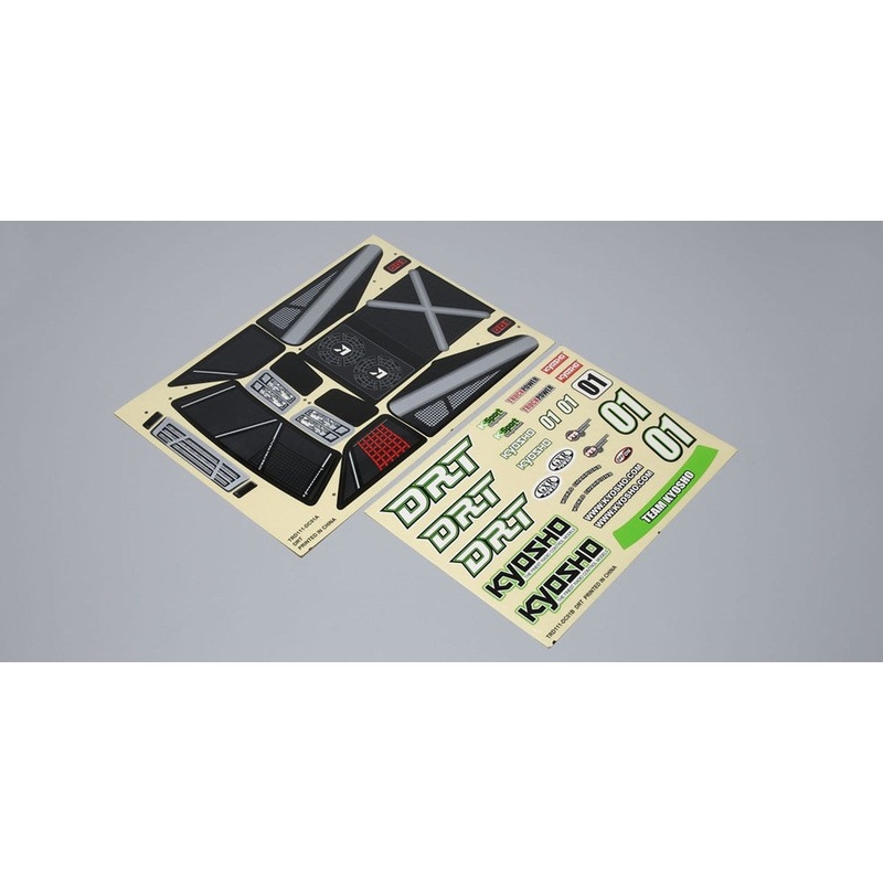 Kyosho TRD111 DRT Decal Set