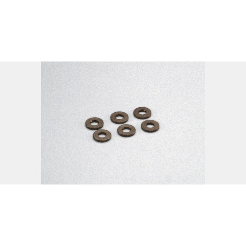 Kyosho W0145GM Alum. Collar 1mm Gunmetal (6)